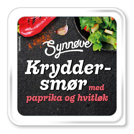 Kryddersmør paprika og hvitløk