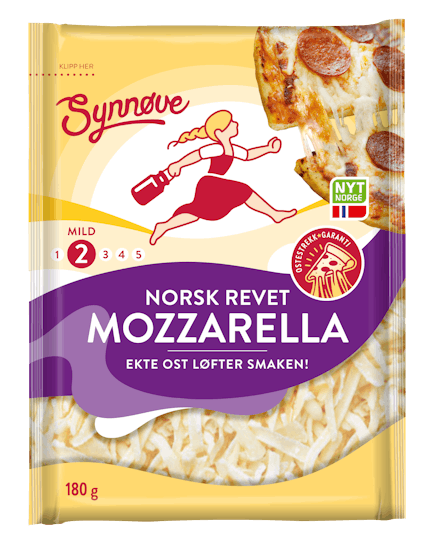 Norsk Revet Mozzarella