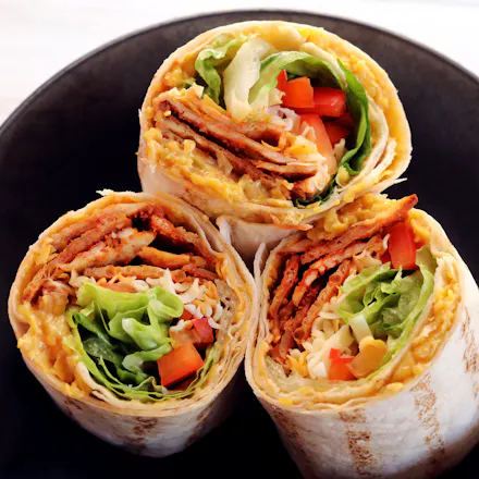 Tex-mex veggie wrap
