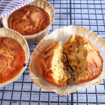 Mini maisbrød med ost