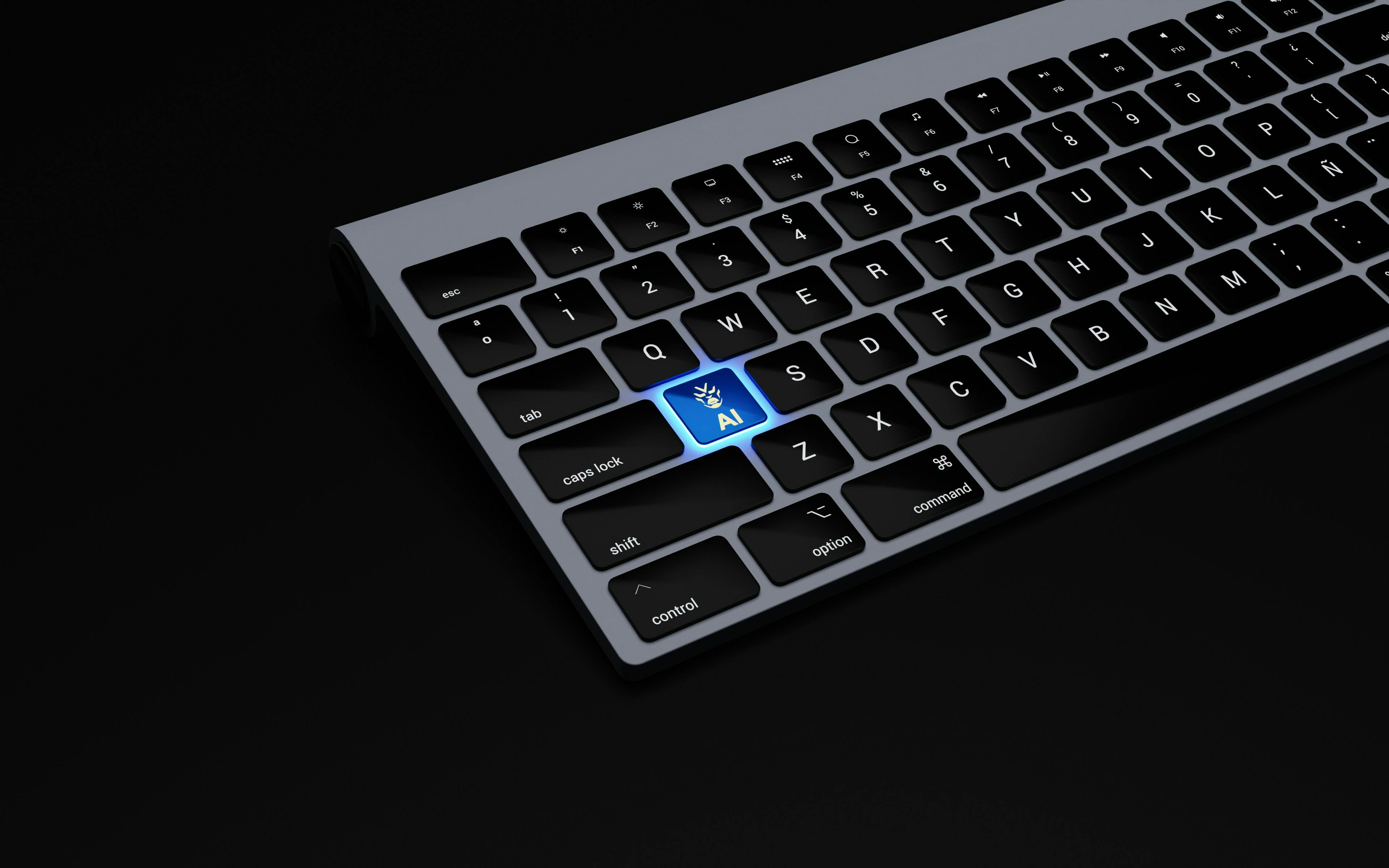 AI key on keyboard