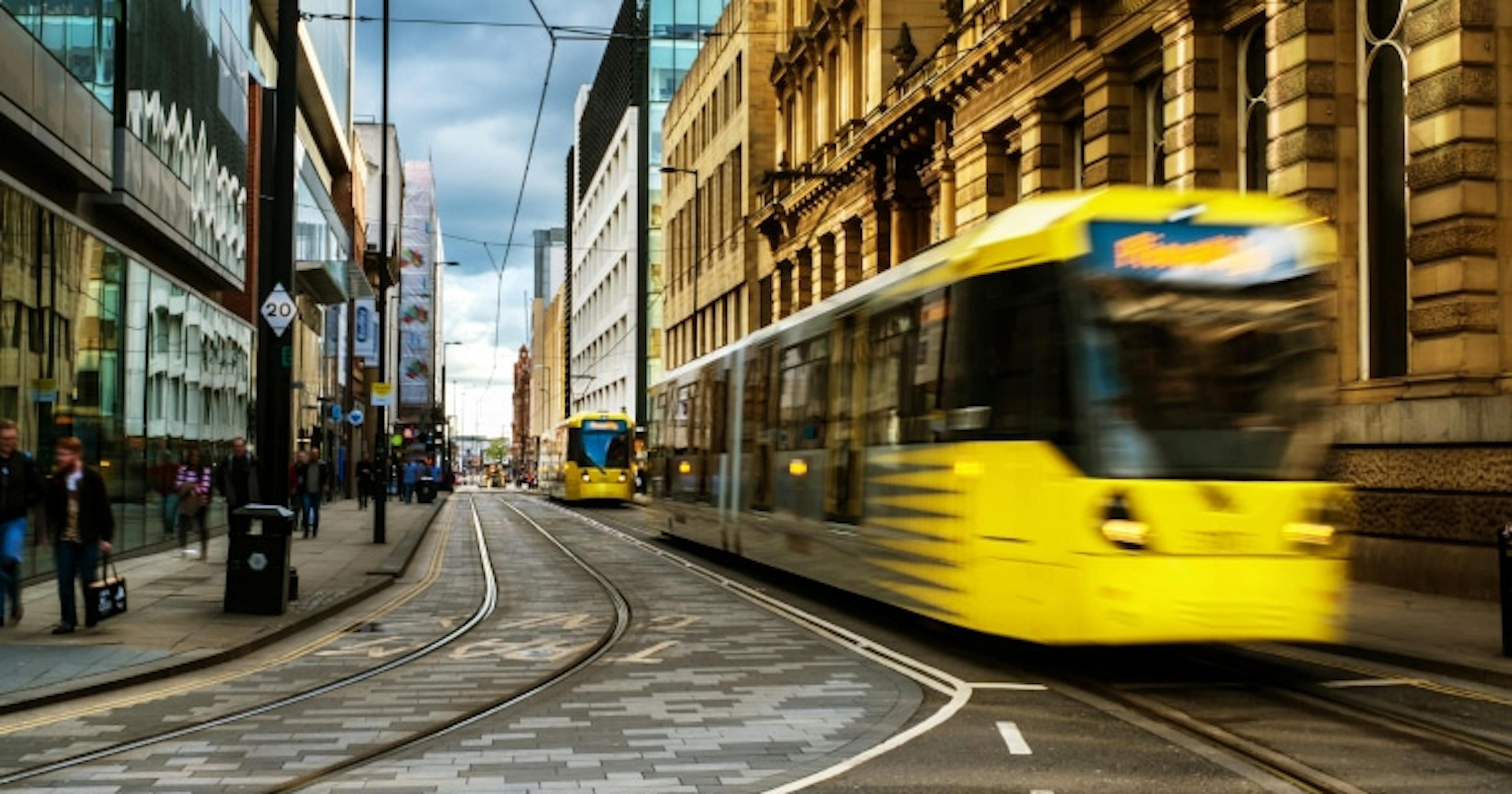 Image of Tram In Manchester