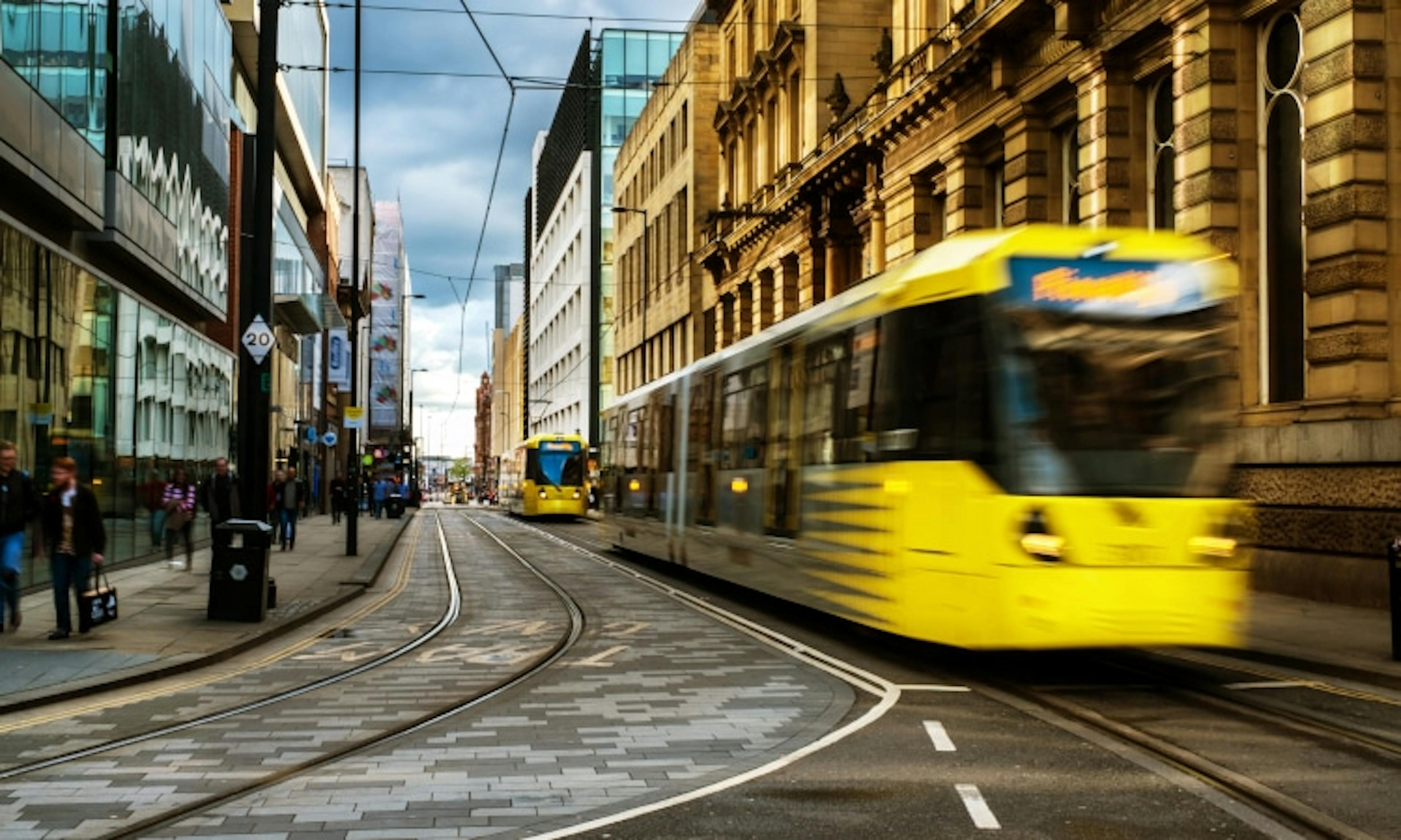 Image of Tram In Manchester