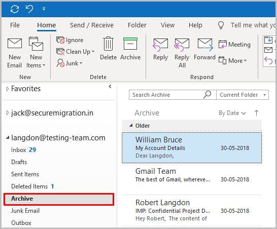 How to Set Up Auto Archiving Feature in Outlook- step 6