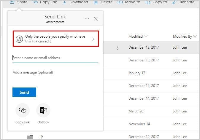 How Can I Share Onedrive Files and Folders- step 7