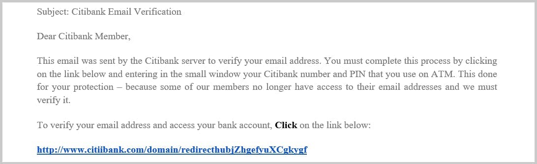 4. URL phishing
