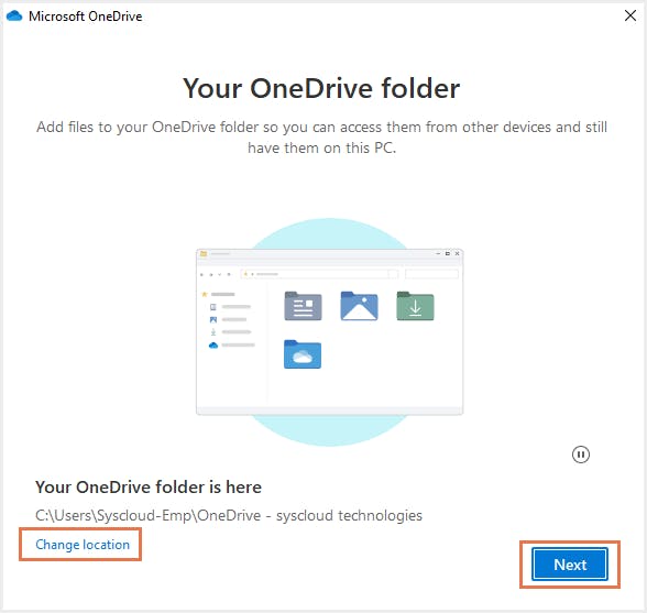 backup onedrive using sync client