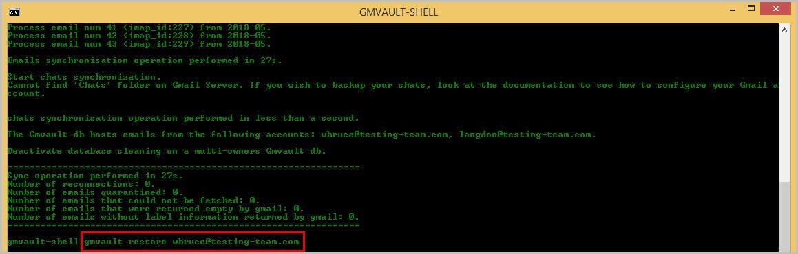 削除された電子メールを復元する方法 - Gmvault