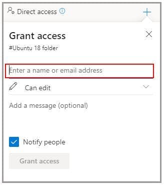 How Can I Give Direct Access to Shared Files and Folders in OneDrive- step 5