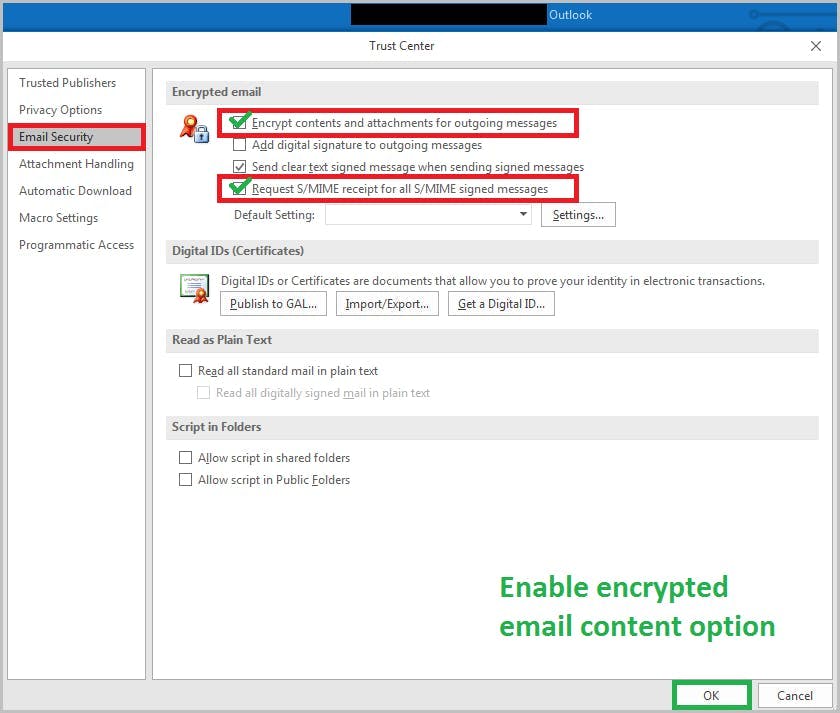 Encrypt-email-content