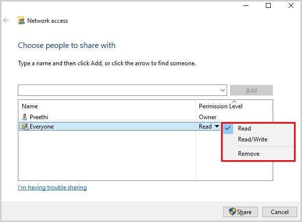 How Can I Create a Shared Folder in OneDrive- step 6