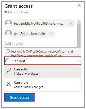 How Can I Give Direct Access to Shared Files and Folders in OneDrive- step 2