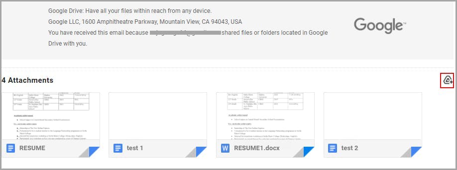 backup google drive to another google drive - step 4