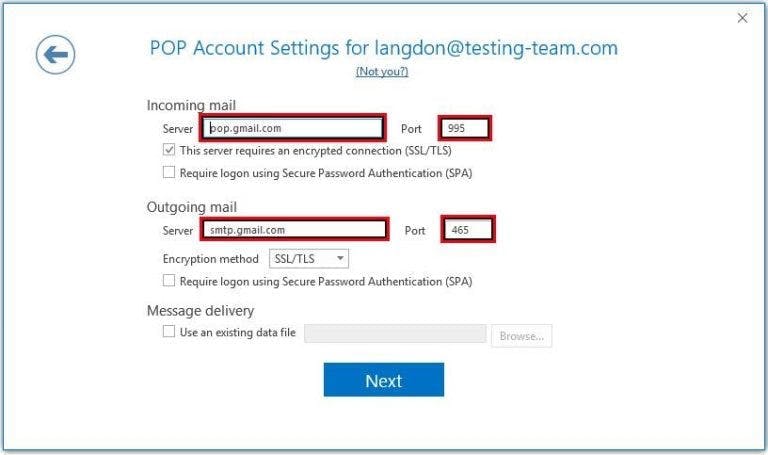 GmailアカウントでPOP設定を有効にする方法-ステップ9