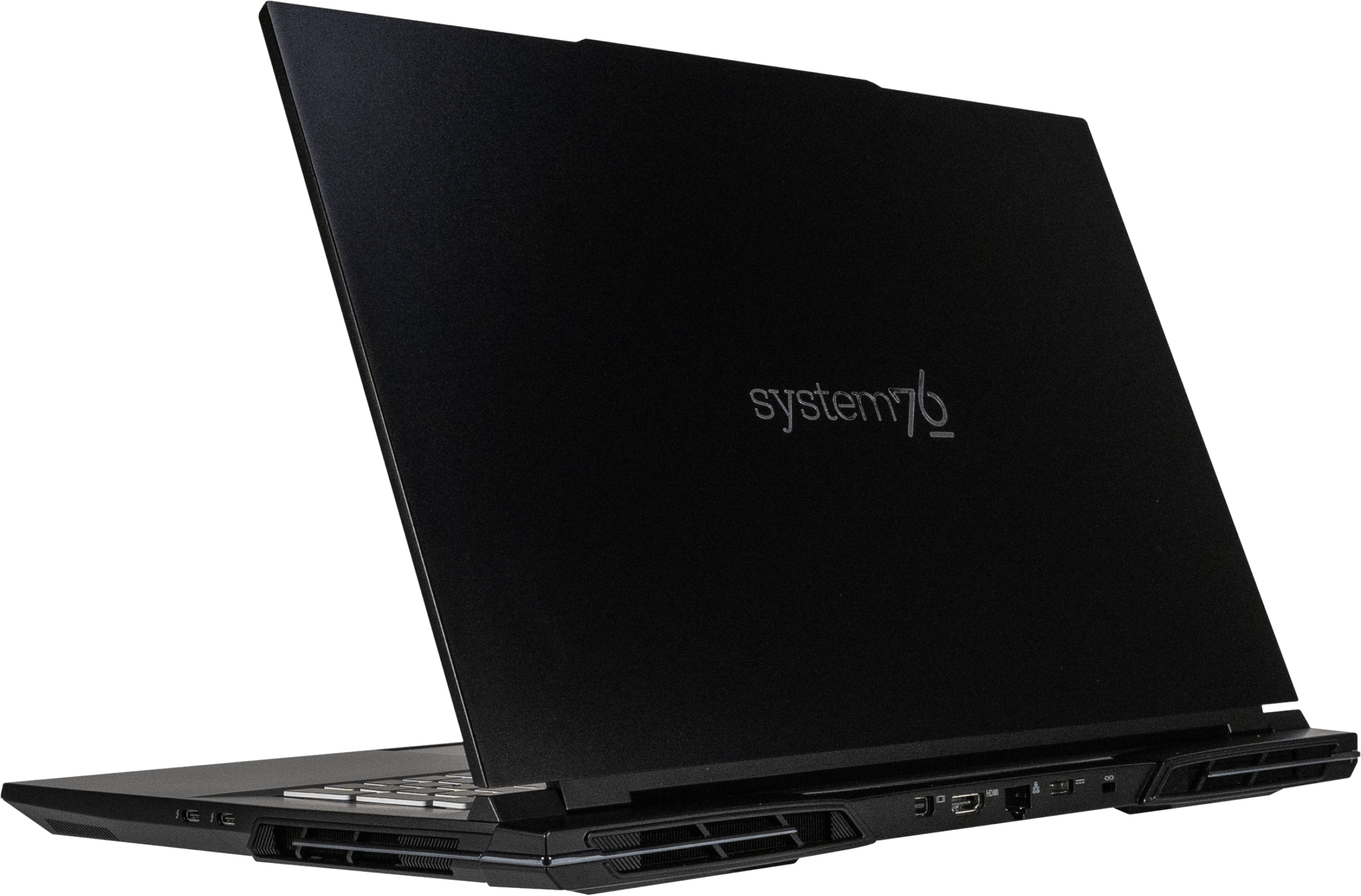 Bonobo WS laptop from the back quarter-turned.