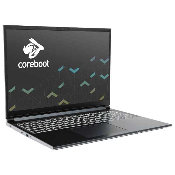 Darter Pro laptop quarter-turned right with coreboot 