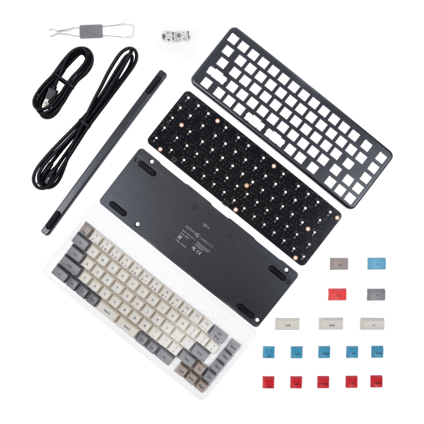 Launch Lite Kit. Includes aluminum shell, keycaps, and custom PCB
