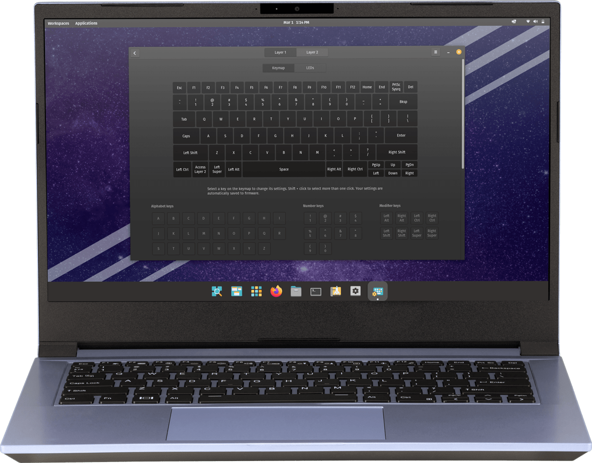 Laptop keyboard configurator places control back into your hands.