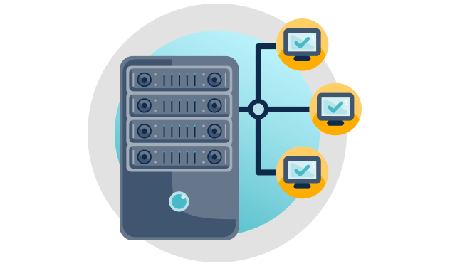 Server connected to and maintaining server clusters with ease