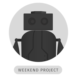 An illustrated 3D printed robot