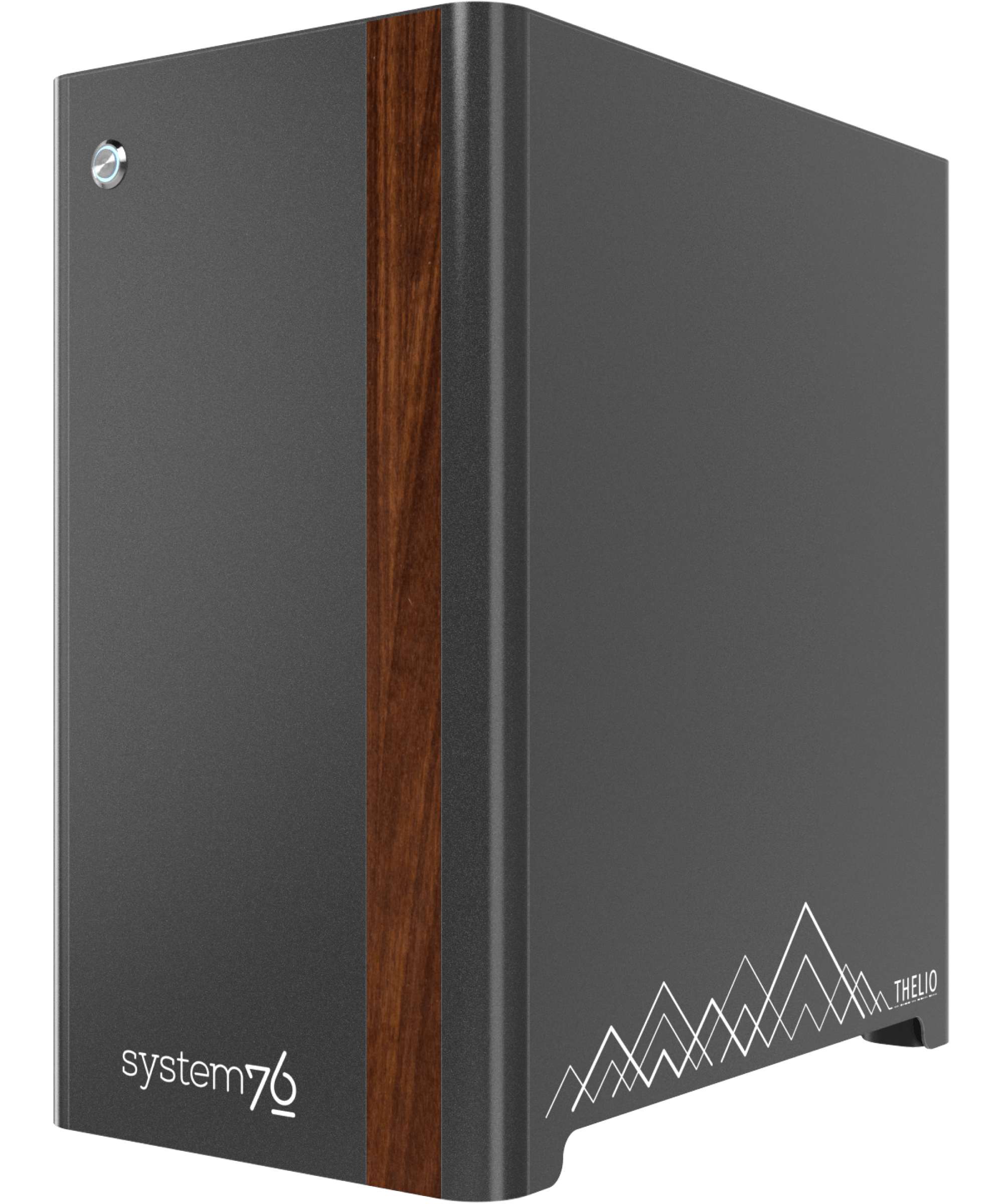 Thelio Mega with Walnut accent