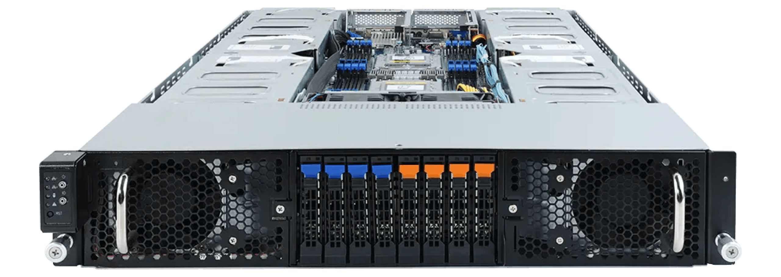 Front ports of the Ibex server