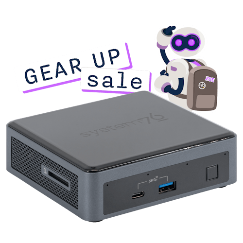 A front-facing view of the Meerkat included in the Gear Up Sale