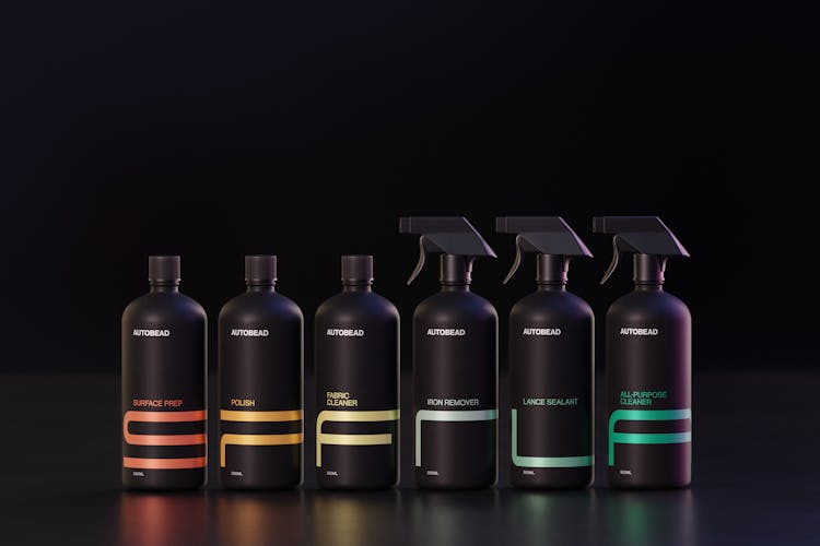 systems studio, autobead, visual identity, branding, graphic design, graphics, packaging, racetrack, professional car care products, 