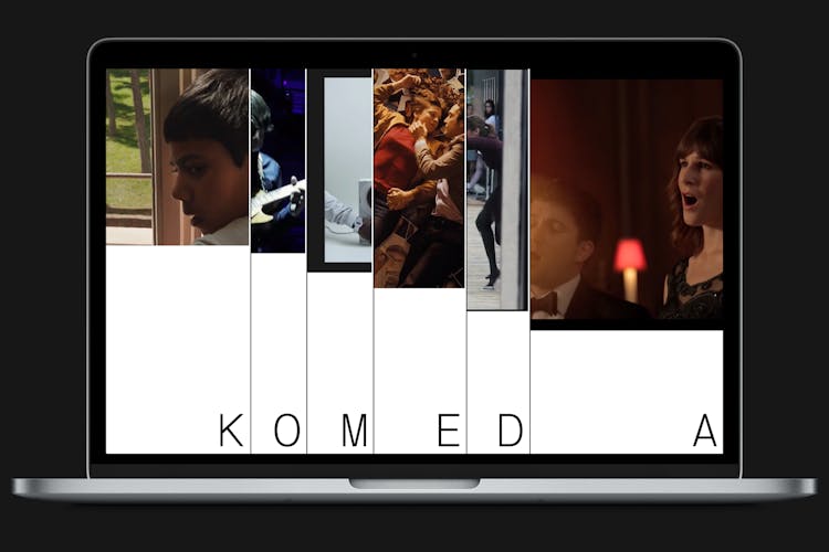 systems studio, komeda, films, identity, branding, graphic design, movie, motion, guidelines,