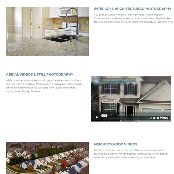Portfolio Screenshot 4 for Ursa Aerial Photography