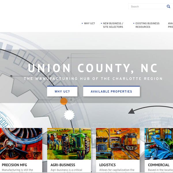 Portfolio Screenshot 1 for Monroe Union County Economic Development