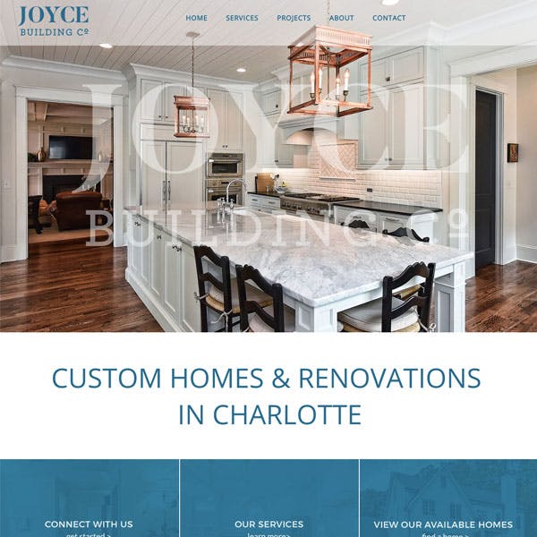 Portfolio Screenshot 1 for Joyce Building Co