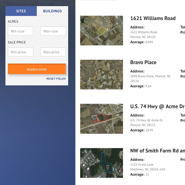 Portfolio Screenshot 3 for Monroe Union County Economic Development