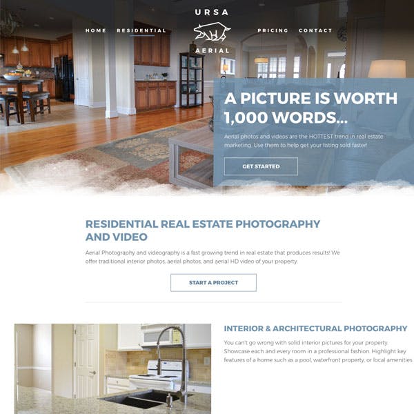 Portfolio Screenshot 2 for Ursa Aerial Photography