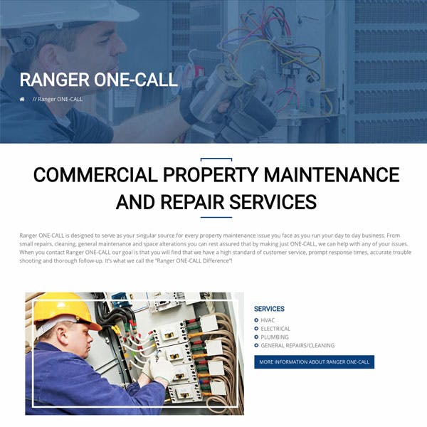 Portfolio Screenshot 3 for Ranger Construction