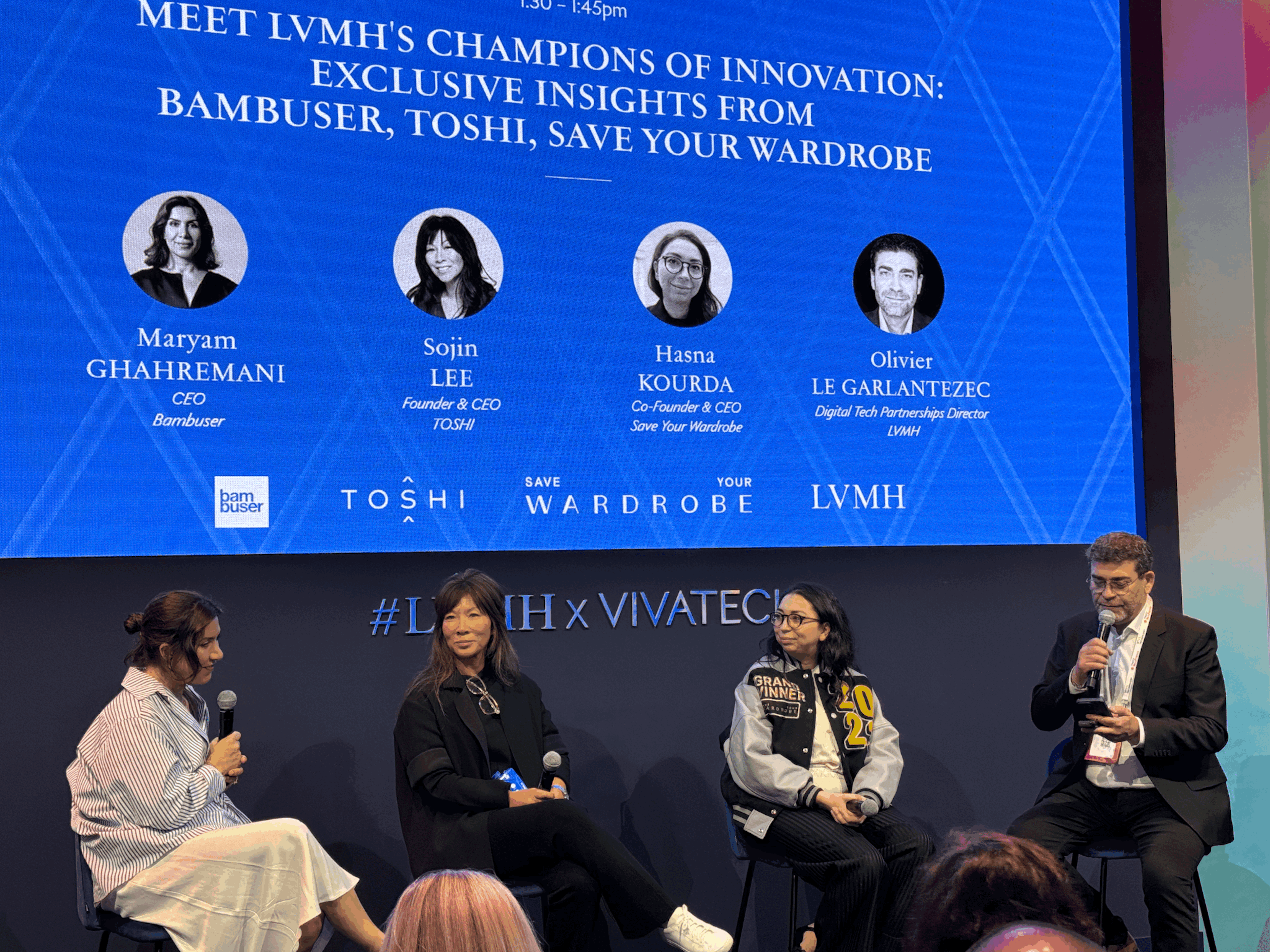 Hasna, Save Your Wardrobe Founder and CEO at LVMH 2024