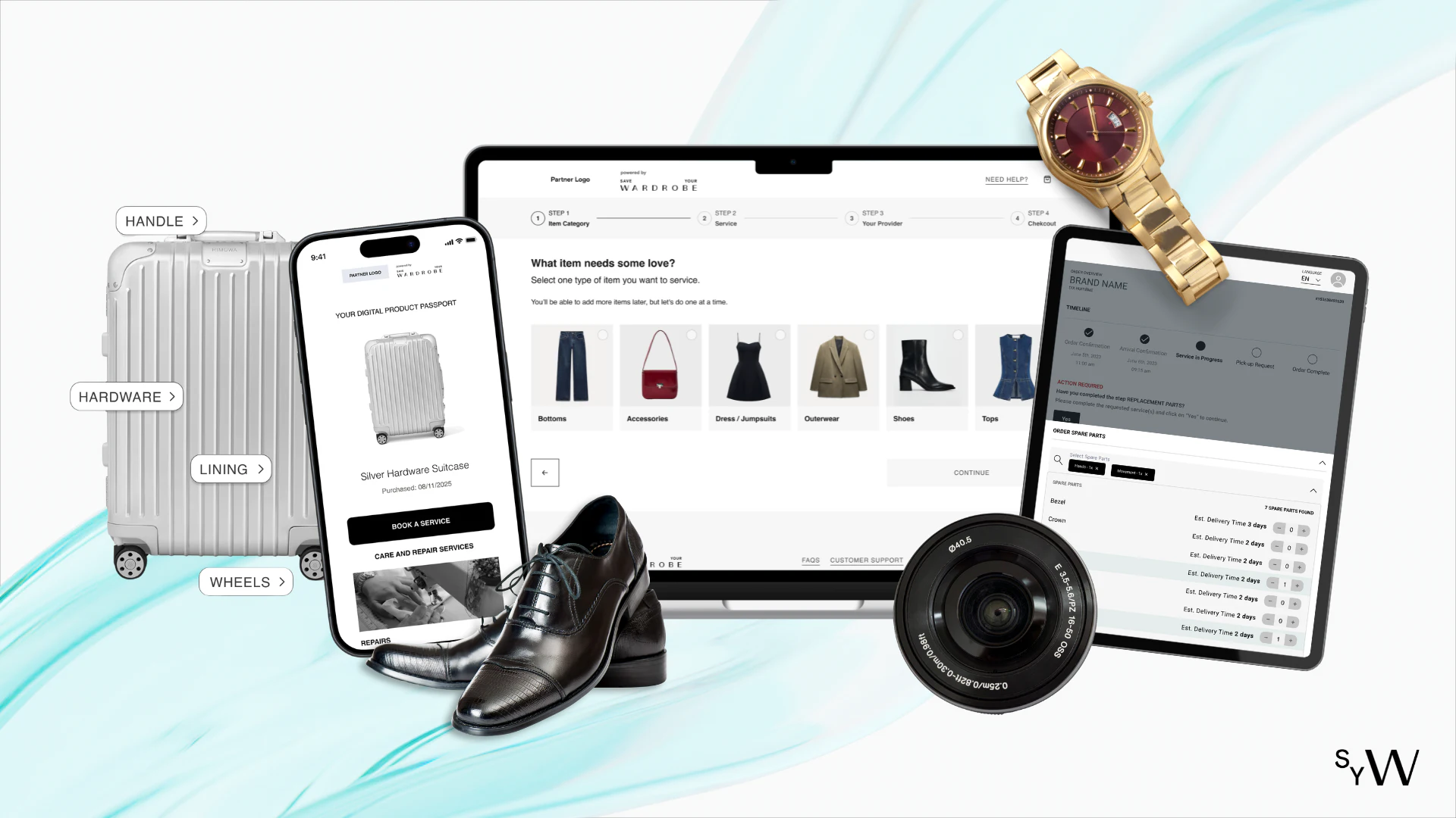 SYW aftersales solutions across fashion, electronics, luggage and footwear