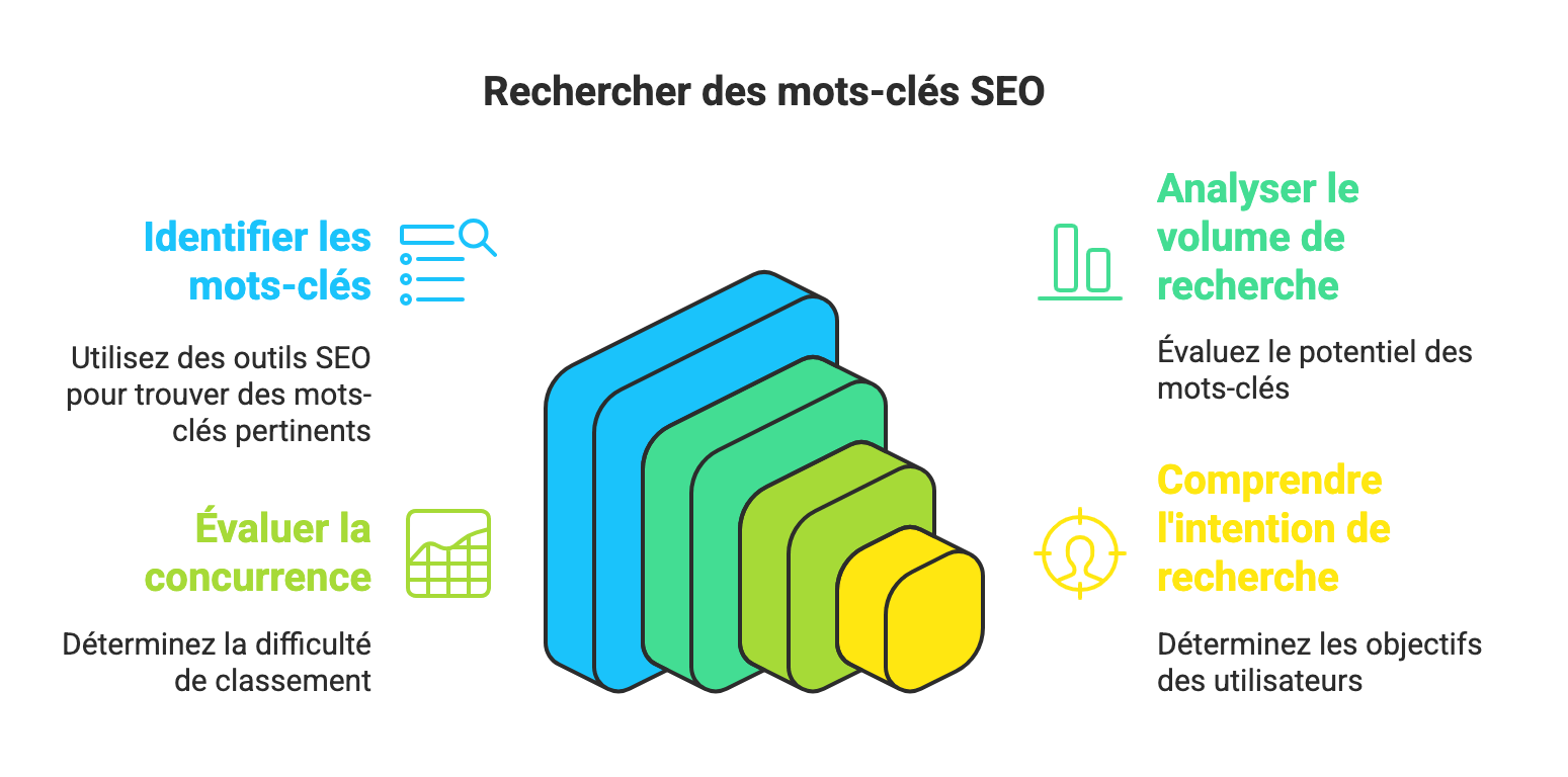 suivi seo processus recherche mots cles Google
