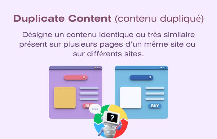 Duplicate content ou contenu duplique SEO