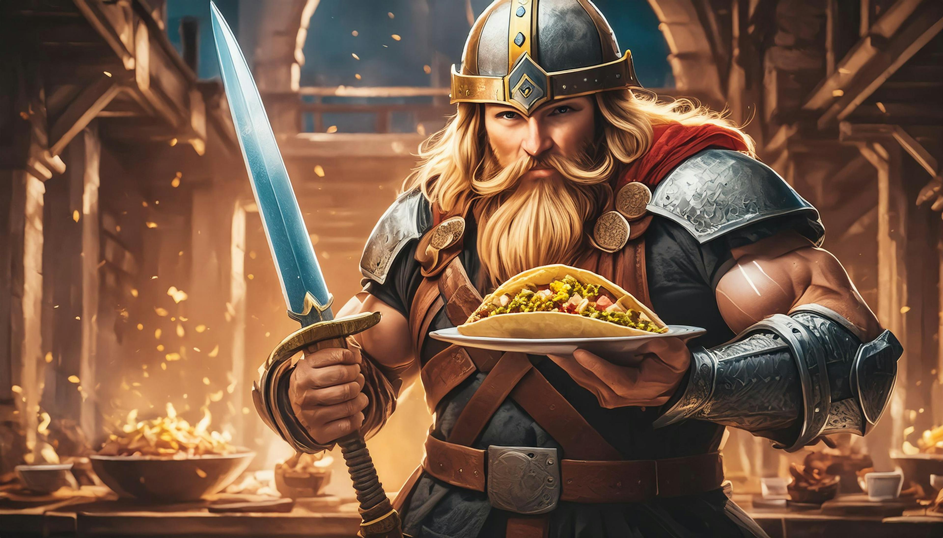 Vikings never had tacos, but they certainly had the appetite for adventure!