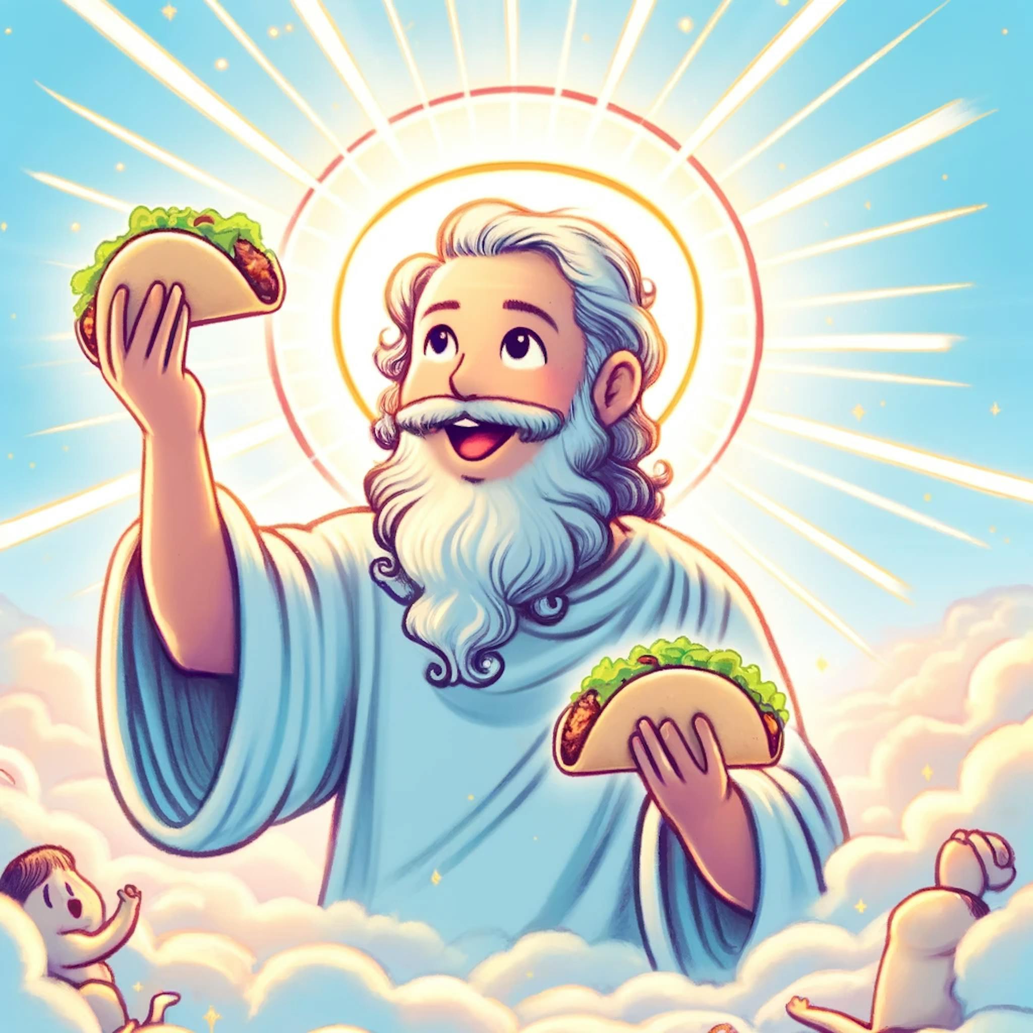 Why did God create the first taco? Because even the Creator knew that a little 'holy guacamole' would make the world a tastier place!