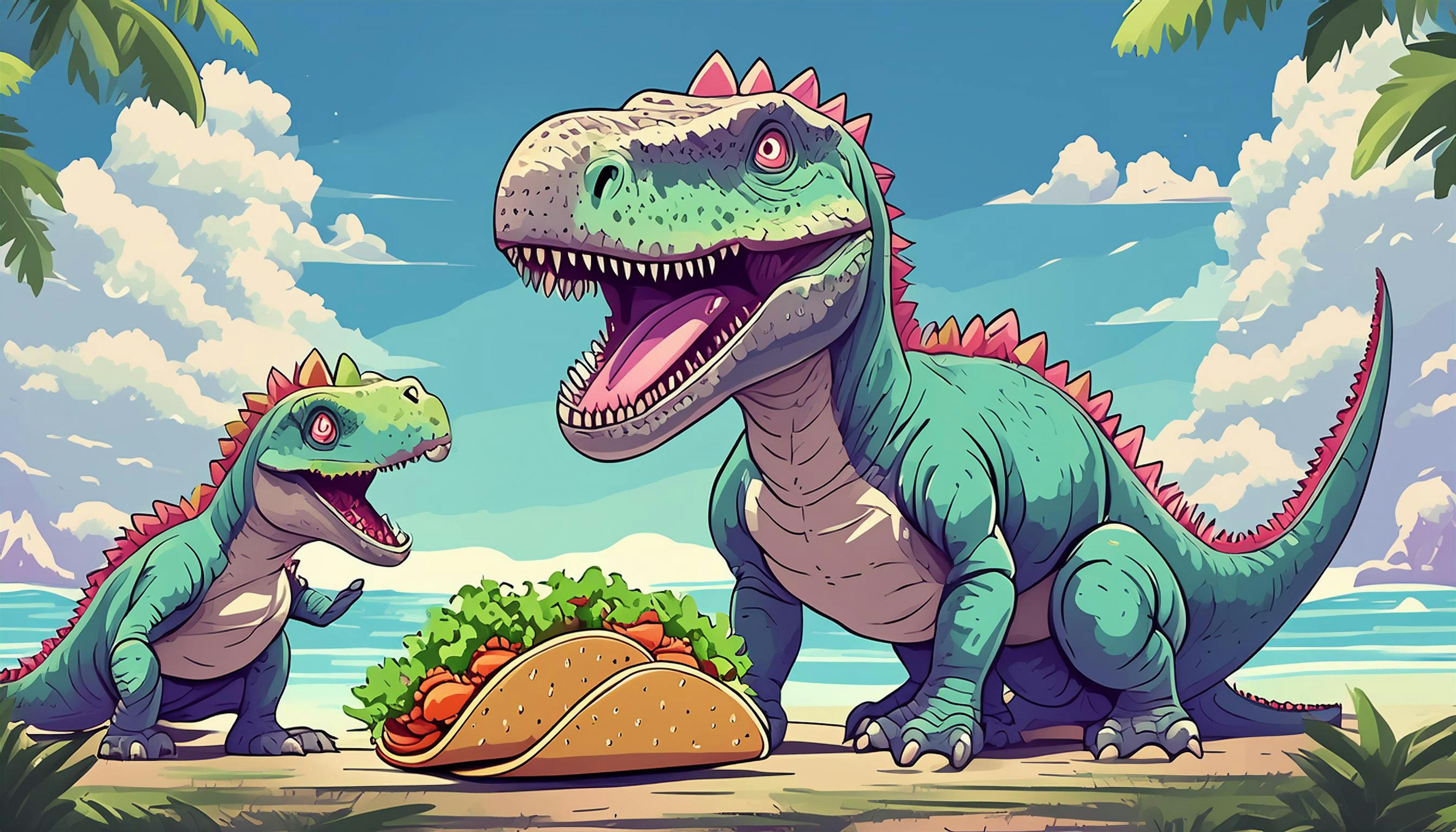 Why did the dinosaurs start a taco club? Because they couldn't resist the allure of a 'prehistoric' fiesta!