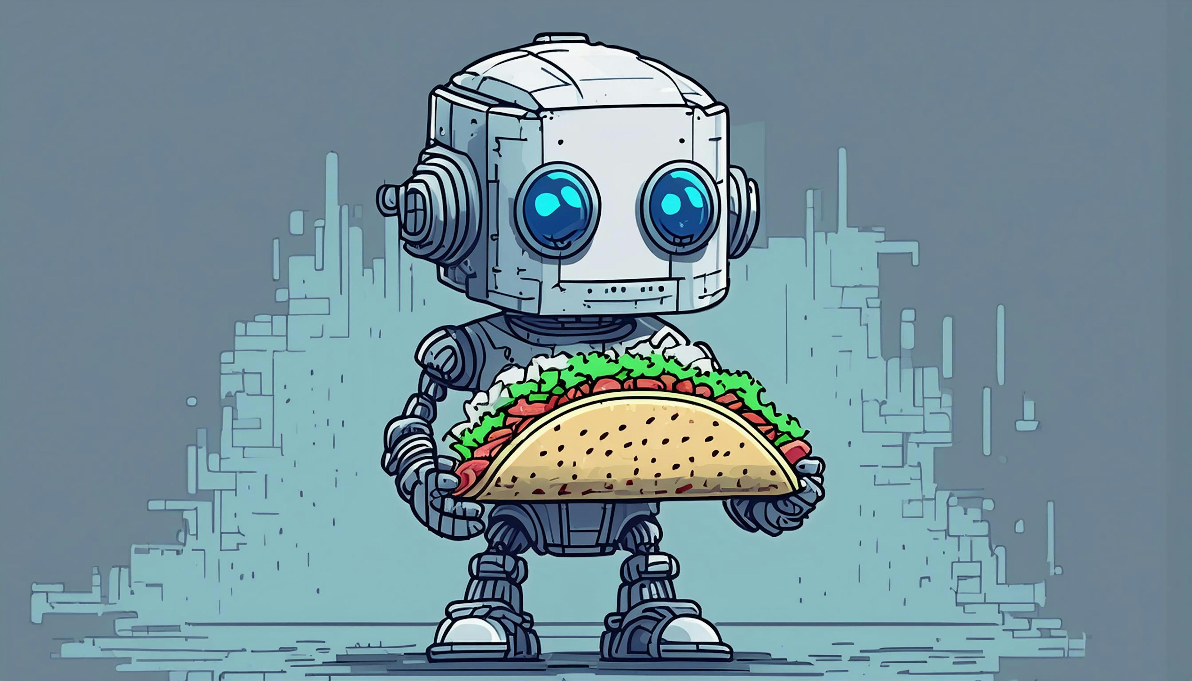 Why did the robot eat a taco? Because it wanted to spice up its circuits with some 'byte'-sized flavor!