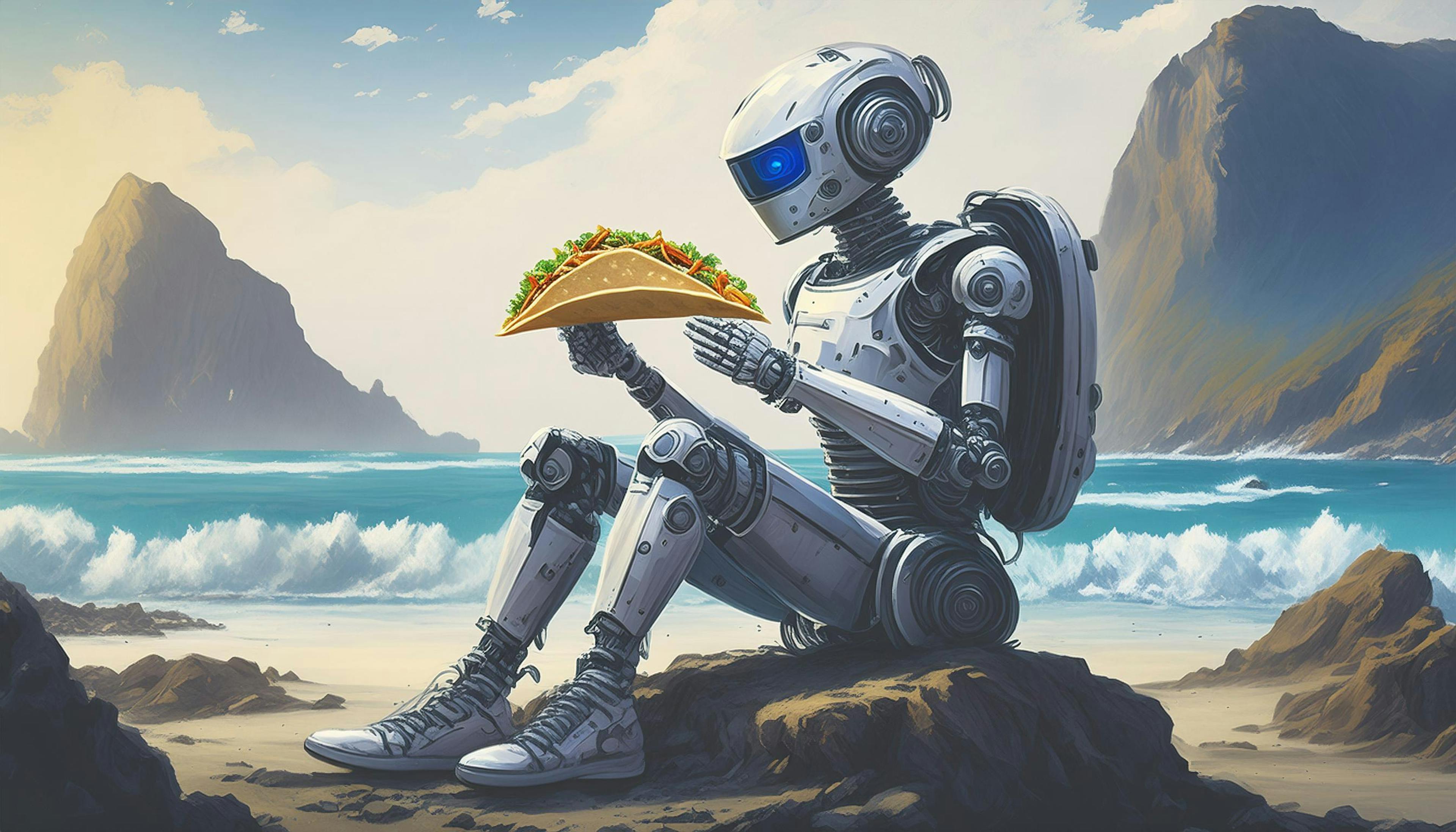 Why did the lonely robot eat a taco? Because it needed a 'byte' of companionship!