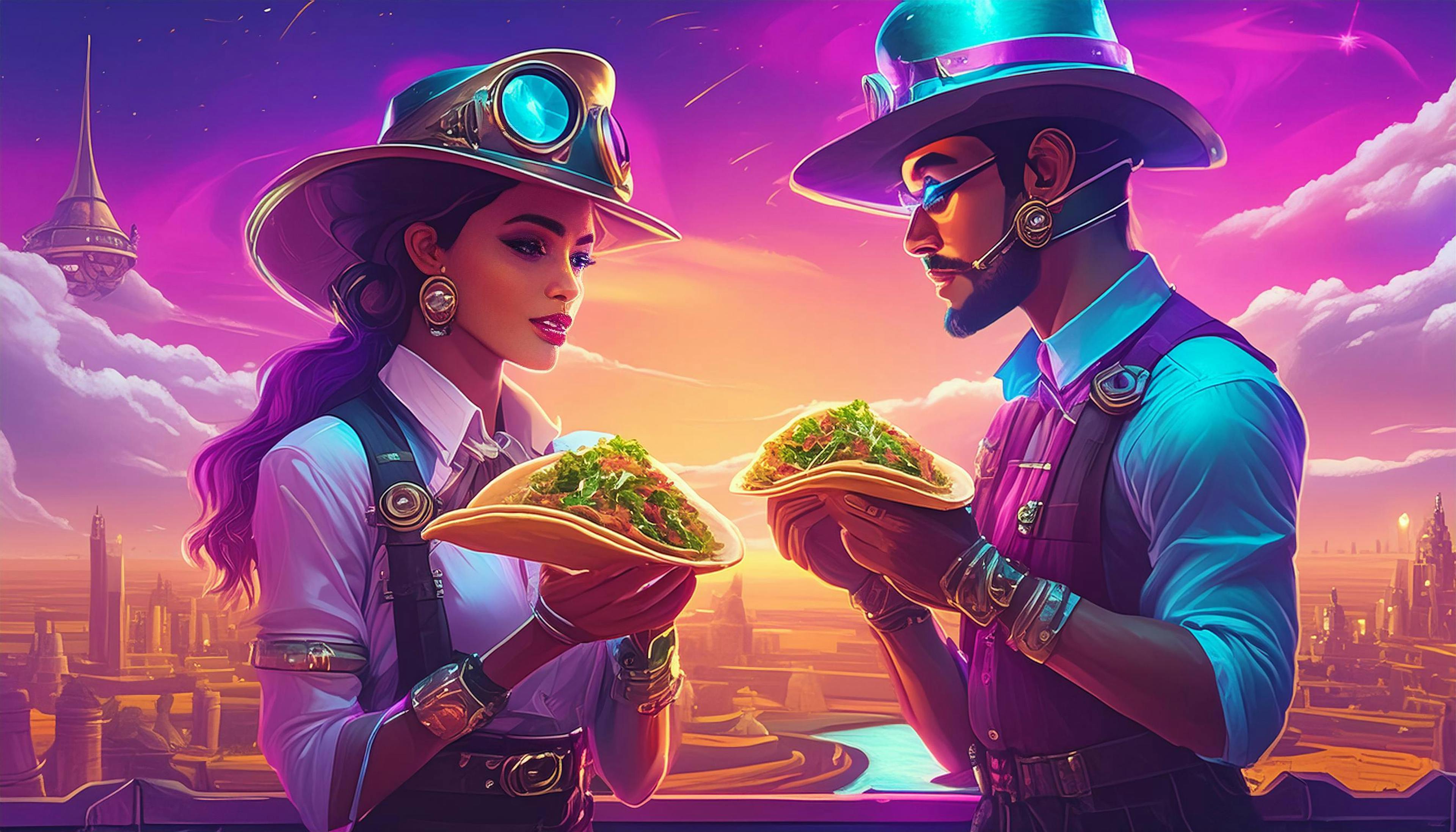 Why did the steampunks throw a taco party? Because they wanted to add some 'steam' to their cuisine!