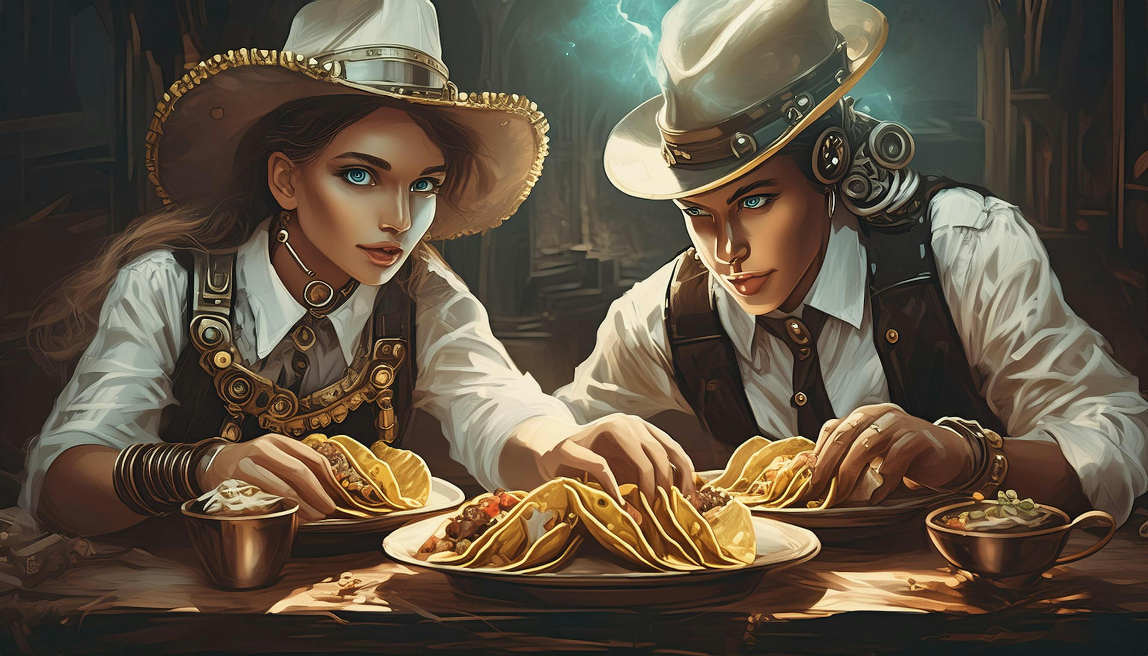 Why did the steampunks enjoy taco night? Because they loved adding a touch of 'Victorian zest' to their meals!