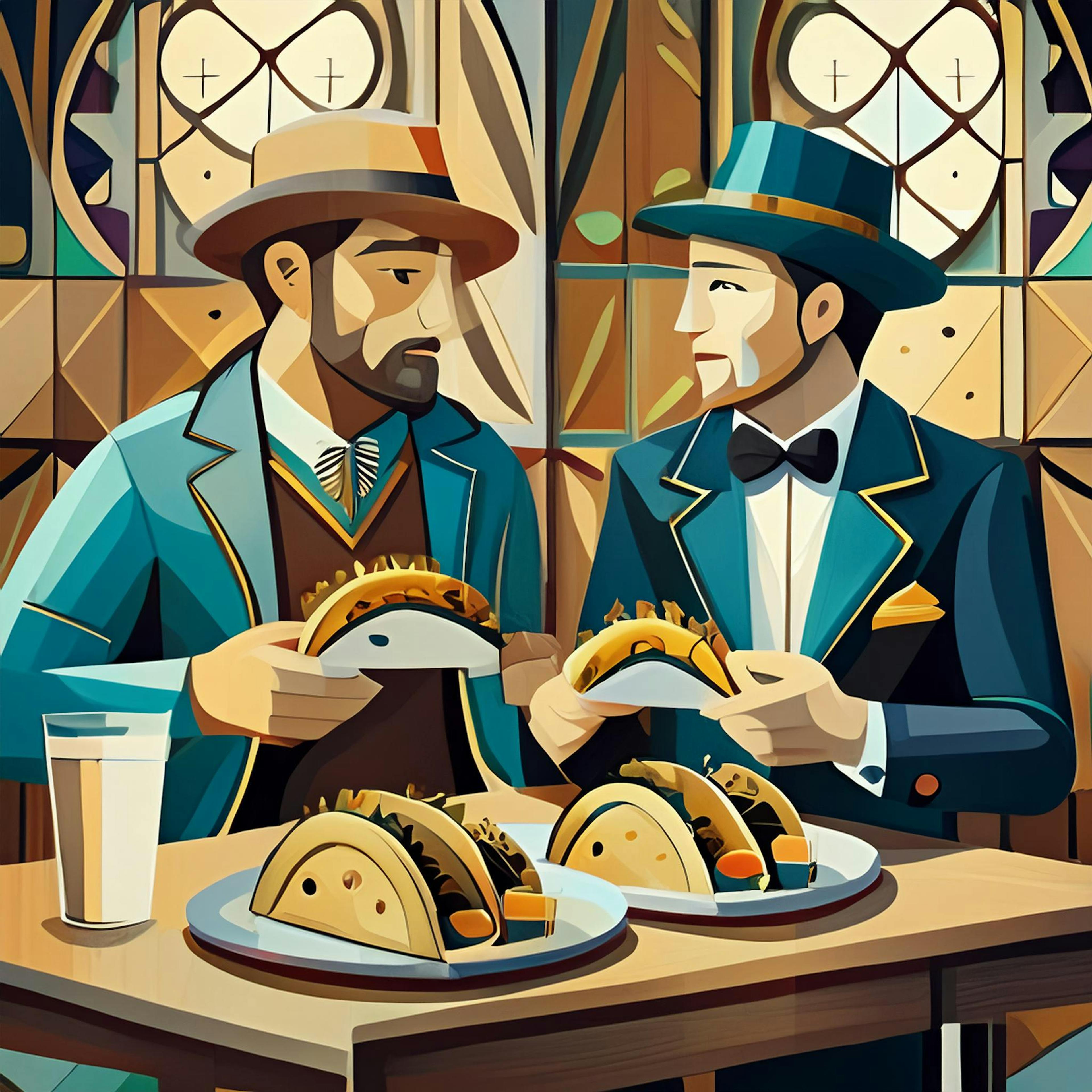 Why did the steampunks love tacos? Because they couldn't resist a little Victorian 'crunch' time!