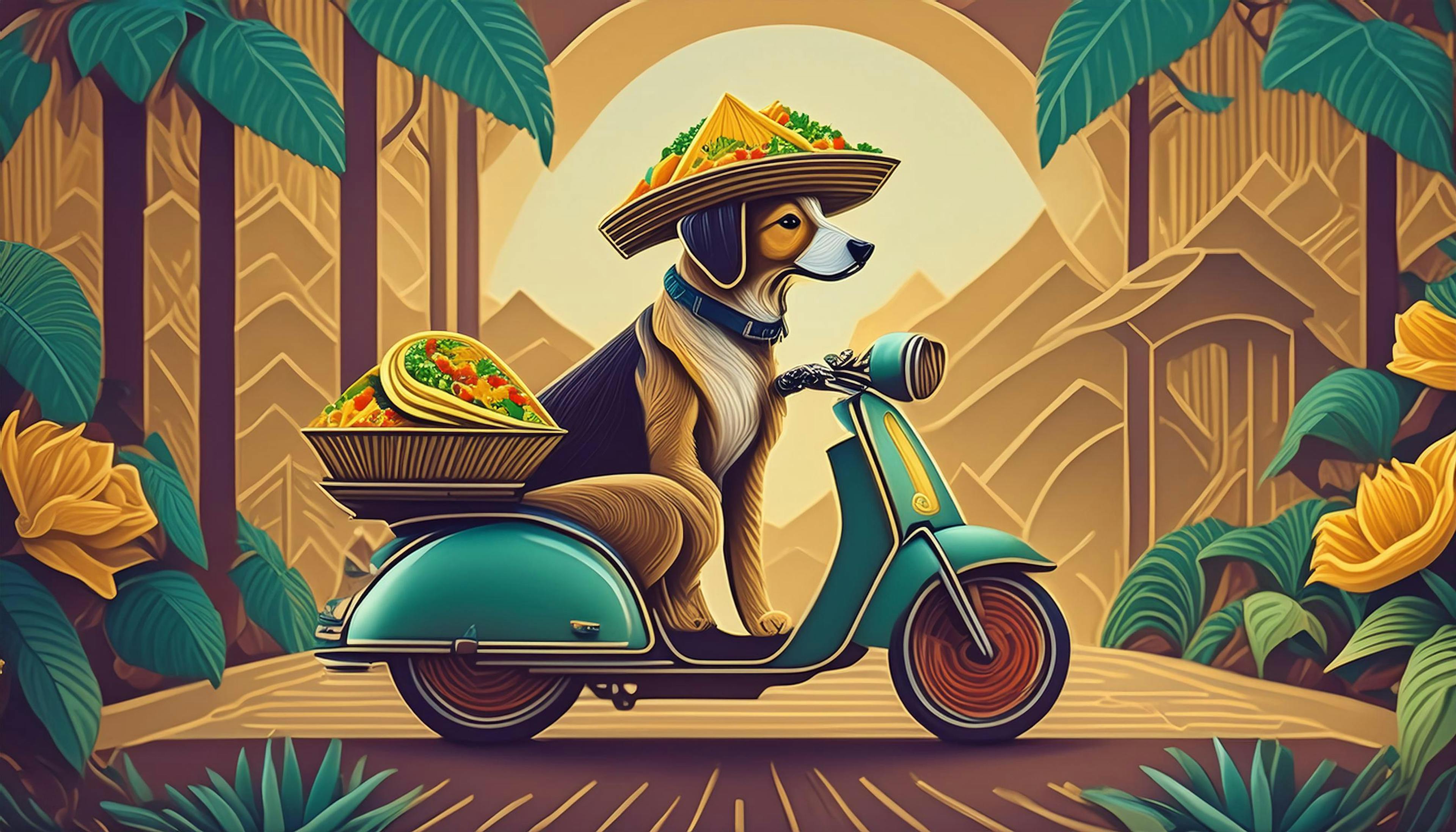 Why did the taco delivery service hire dogs? Because they knew they could always 'fetch' you the best tacos in town!