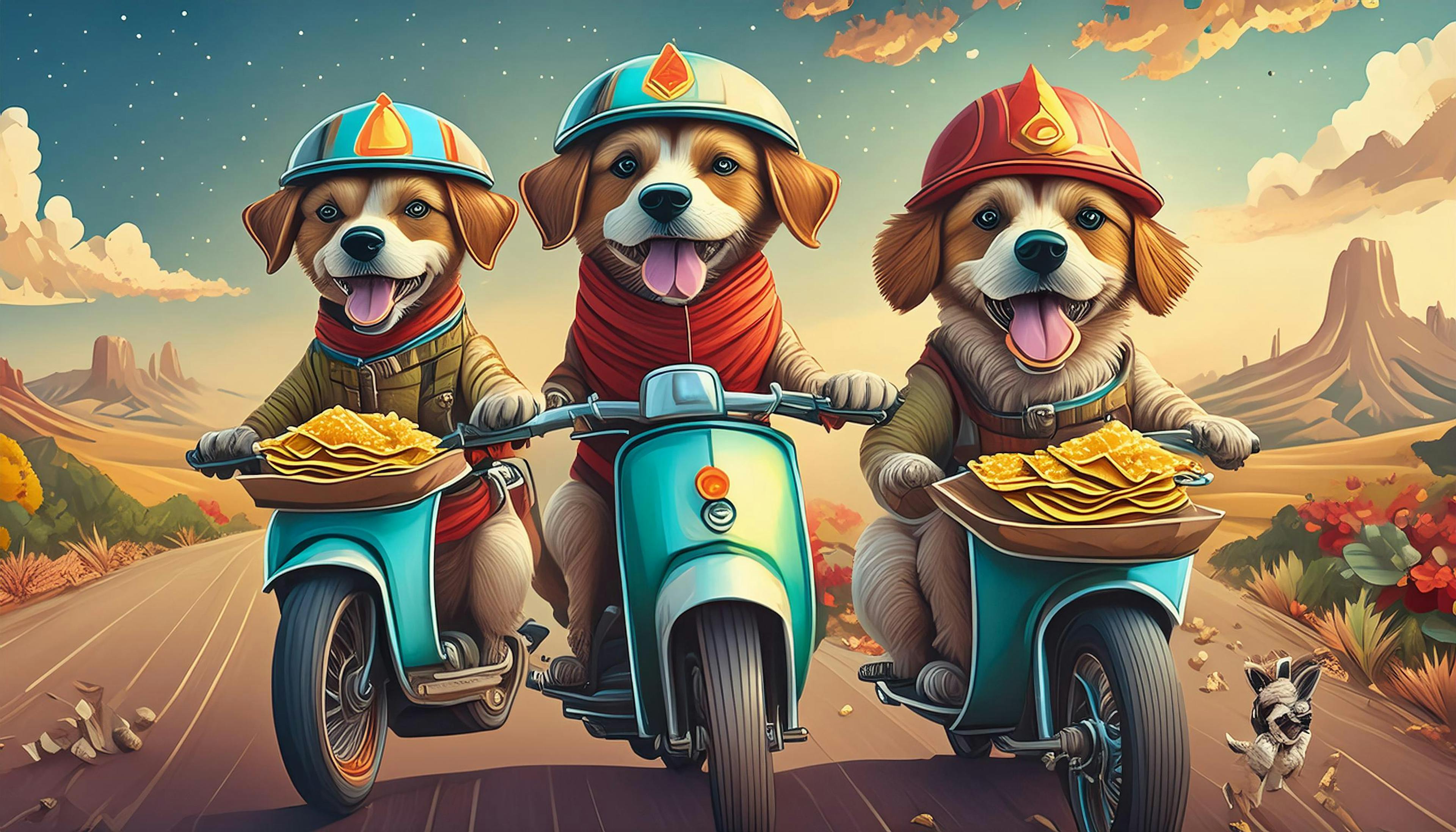 Why did the dogs start a taco delivery service? Because they wanted to add a little 'paws' and salsa to your day!