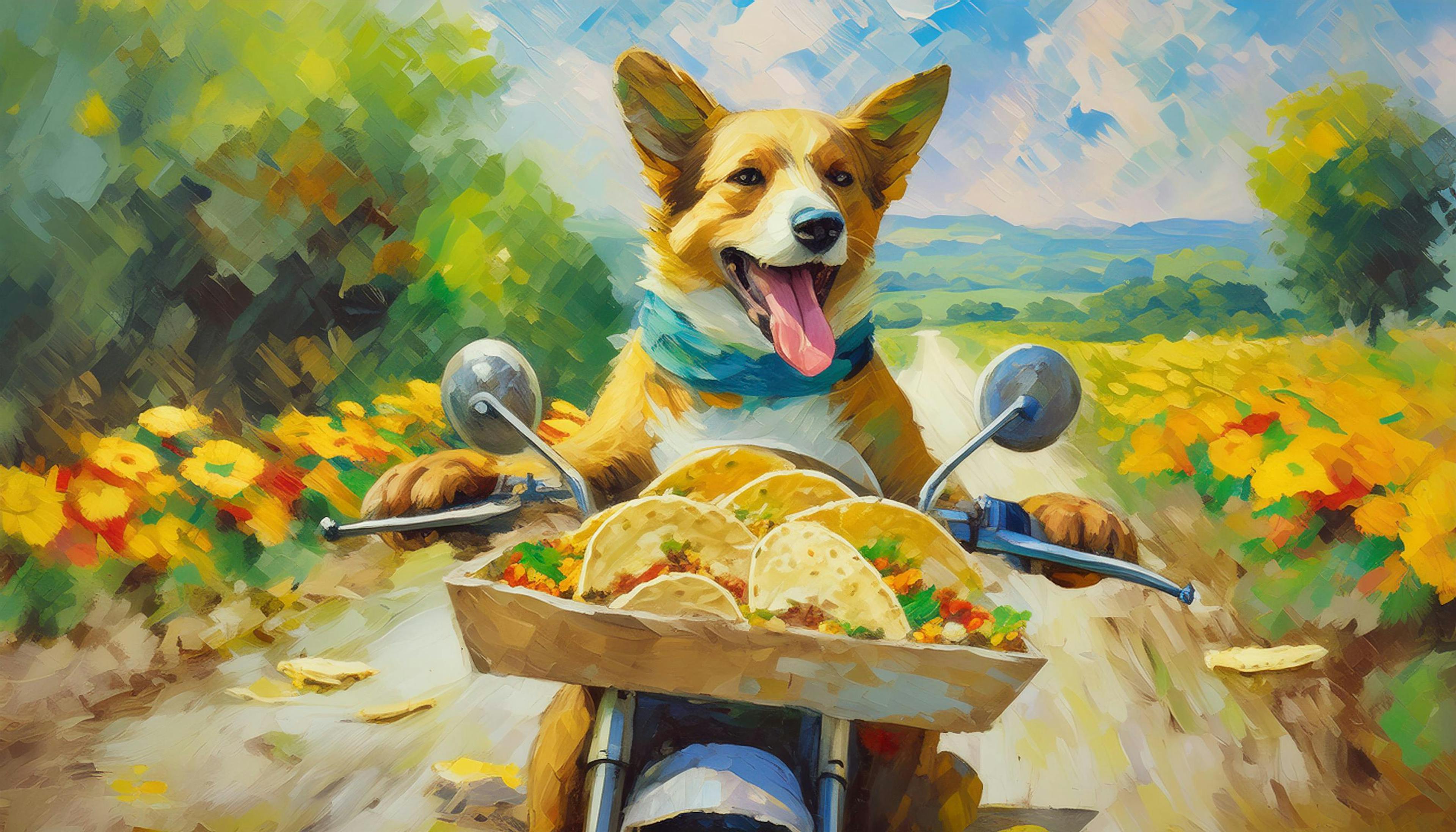 Why did the dog start a taco delivery service? Because they wanted to make every meal 'pawsitively' delicious!